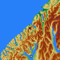 Nearby Forecast Locations - Milford Sound - Map