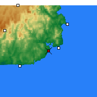 Nearby Forecast Locations - Mallacoota - Map
