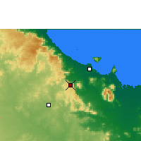 Nearby Forecast Locations - Woolshed - Map