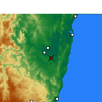 Nearby Forecast Locations - Grafton Airport - Map