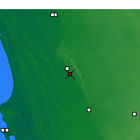 Nearby Forecast Locations - Padthaway - Map