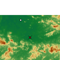 Nearby Forecast Locations - Nangapinoh - Map