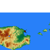 Nearby Forecast Locations - Namlea/buru Isla - Map