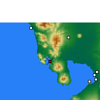 Nearby Forecast Locations - Olongapo - Map