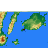 Nearby Forecast Locations - Tagbilaran - Map