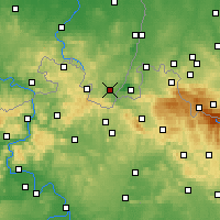 Nearby Forecast Locations - Zittau - Map