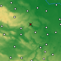 Nearby Forecast Locations - Eisleben - Map