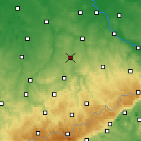 Nearby Forecast Locations - Mittweida - Map
