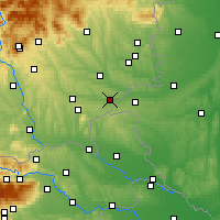 Nearby Forecast Locations - Jennersdorf - Map