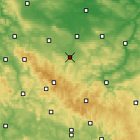 Nearby Forecast Locations - Arnstadt - Map