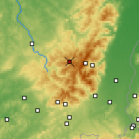 Nearby Forecast Locations - Gérardmer - Map