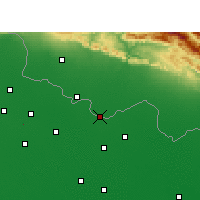Nearby Forecast Locations - Bairgania - Map