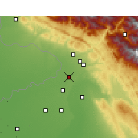 Nearby Forecast Locations - Dina Nagar - Map