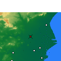 Nearby Forecast Locations - Jajpur - Map
