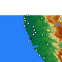 Nearby Forecast Locations - Kayamkulam - Map