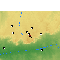 Nearby Forecast Locations - Mhow - Map