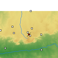 Nearby Forecast Locations - Mhowgaon - Map