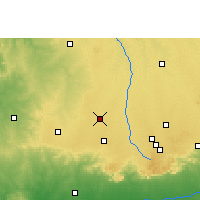 Nearby Forecast Locations - Nagda - Map