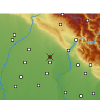 Nearby Forecast Locations - Roorkee - Map