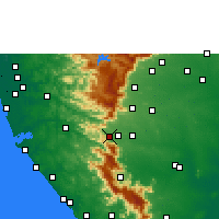 Nearby Forecast Locations - Sengottai - Map