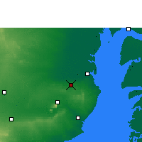 Nearby Forecast Locations - Sihor - Map