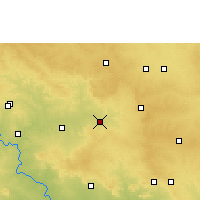 Nearby Forecast Locations - Tandur - Map