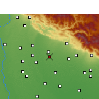 Nearby Forecast Locations - Thakurdwara - Map