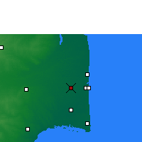 Nearby Forecast Locations - Thiruvarur - Map