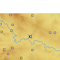 Nearby Forecast Locations - Ugar Khurd - Map