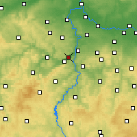 Nearby Forecast Locations - Černošice - Map