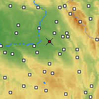 Nearby Forecast Locations - Holice - Map