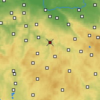 Nearby Forecast Locations - Ledeč nad Sázavou - Map