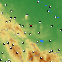 Nearby Forecast Locations - Niemcza - Map