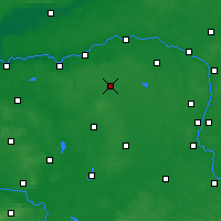 Nearby Forecast Locations - Pniewy - Map