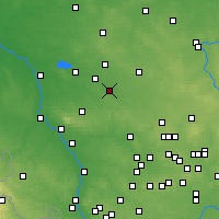 Nearby Forecast Locations - Zawadzkie - Map