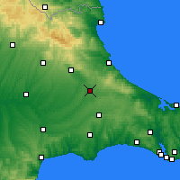 Nearby Forecast Locations - Saray - Map