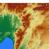 Nearby Forecast Locations - Bahçe - Map