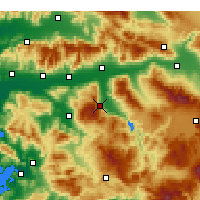 Nearby Forecast Locations - Bozdoğan - Map