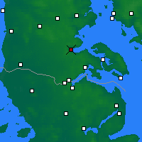 Nearby Forecast Locations - Aabenraa - Map