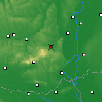 Nearby Forecast Locations - Bonyhád - Map