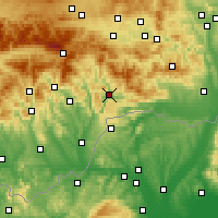 Nearby Forecast Locations - Rožňava - Map