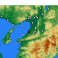 Nearby Forecast Locations - Izumi - Map