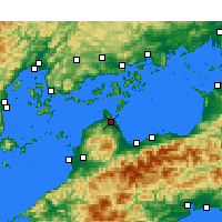 Nearby Forecast Locations - Imabari - Map