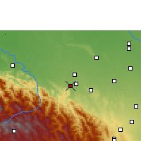 Nearby Forecast Locations - Yapacaní - Map
