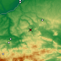 Nearby Forecast Locations - Popovo - Map