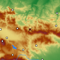 Nearby Forecast Locations - Etropole - Map
