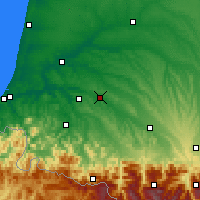 Nearby Forecast Locations - Orthez - Map