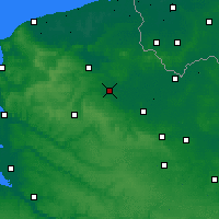 Nearby Forecast Locations - Aire-sur-la-Lys - Map