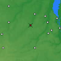 Nearby Forecast Locations - Makariv - Map