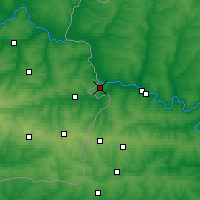 Nearby Forecast Locations - Donetsk - Map